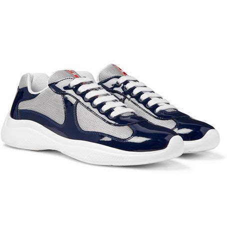 prada sneakers navy womens|baby blue Prada sneakers.